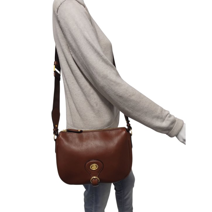 the bridge Crossbody Bag  M marrone